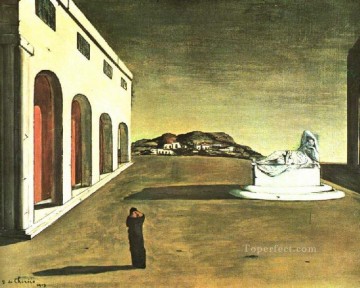  Chirico Deco Art - melancholy of a beautiful day 1913 Giorgio de Chirico Metaphysical surrealism